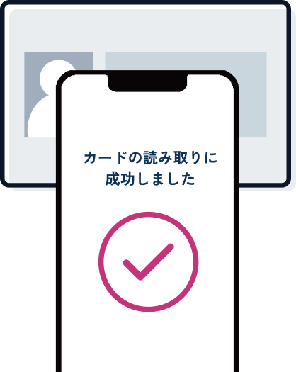 携帯の本人確認画面